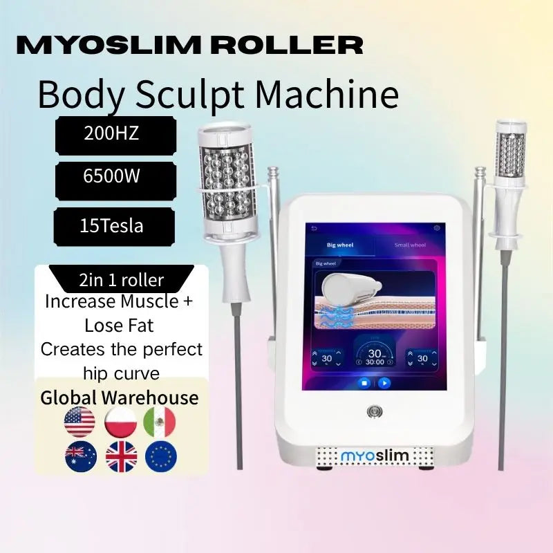 Myoslim EMS Vacuum Roller for Cellulite Massage and Body Sculpting