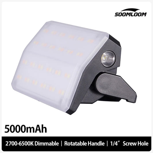Soomloom 2-Way LED Camping Lantern - OMNI High Brightness 5000mAh Rechargeable Camp Light & Flashlight Outdoor LED Lighting Lamp