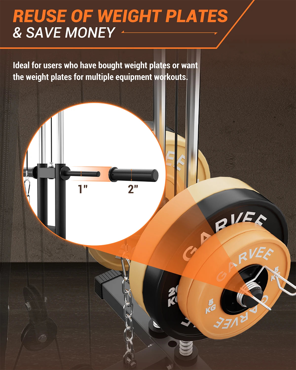 GAOMON Multifunctional Home Gym Strength Training Station with Pulley System