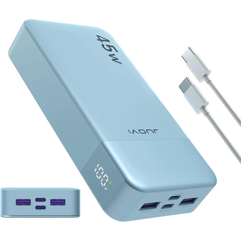 Portable 45W Fast Charging Power Bank With LED Display