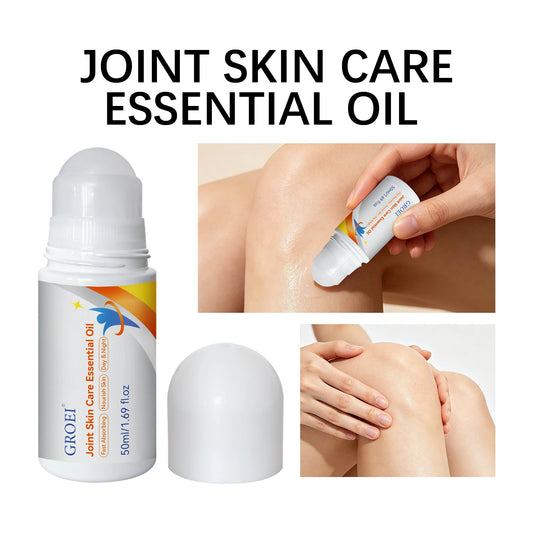 50ml Joint Skin Care Essential Oil Roll-on, Natural Plant Formula with Jojoba Oil & Rosemary Leaf Oil, Fast Absorbing Non-Greasy Massage Oil for Muscle & Joint Skin Daily Nourishing