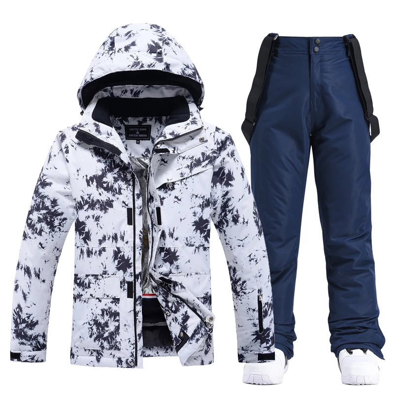 Fashion, Women's, Waterproof Snow Suit Sets, Snowboarding Clothing, Ski Costumes, Winter Wear, Jacket, Strap Pant, Girl's
