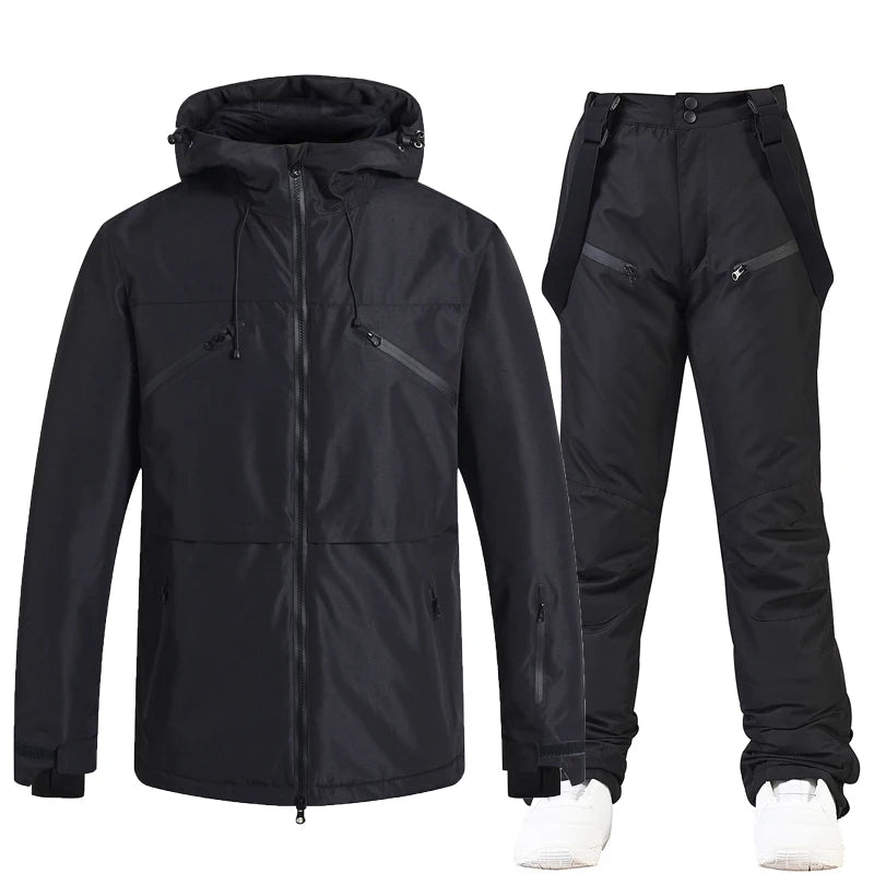 Men's and Women's, Ski Suit Sets, Waterproof, Snow Costume, Ski Jacket and Pant Set, Outdoor Clothing, Snowboarding, Overall