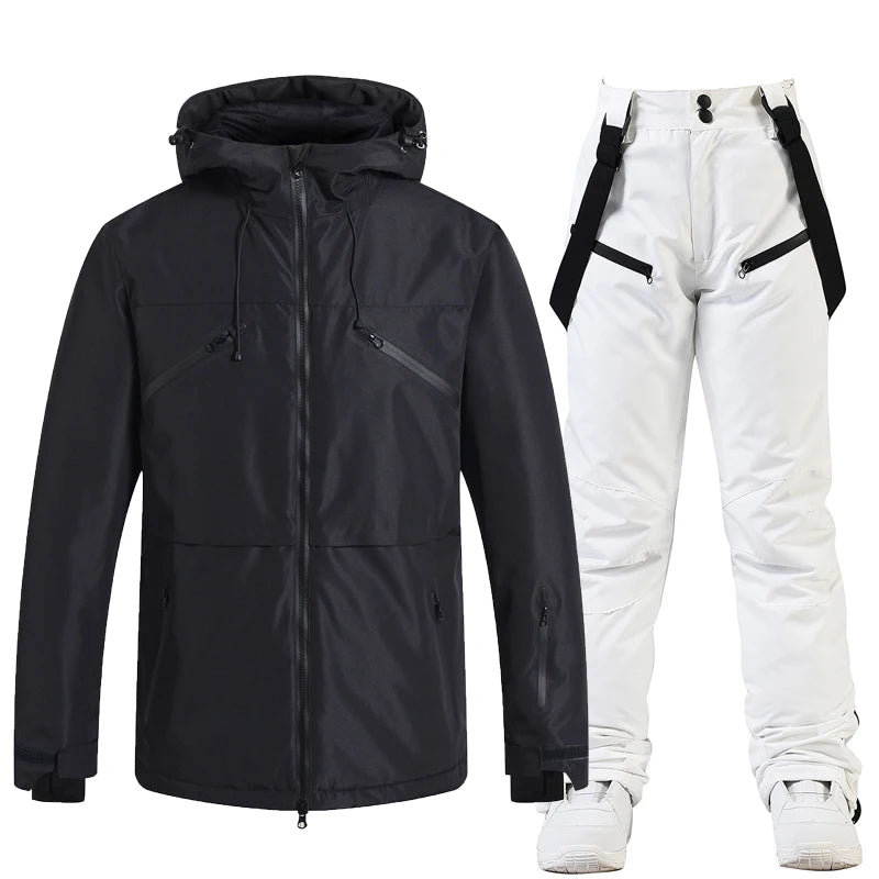 Men's and Women's, Ski Suit Sets, Waterproof, Snow Costume, Ski Jacket and Pant Set, Outdoor Clothing, Snowboarding, Overall