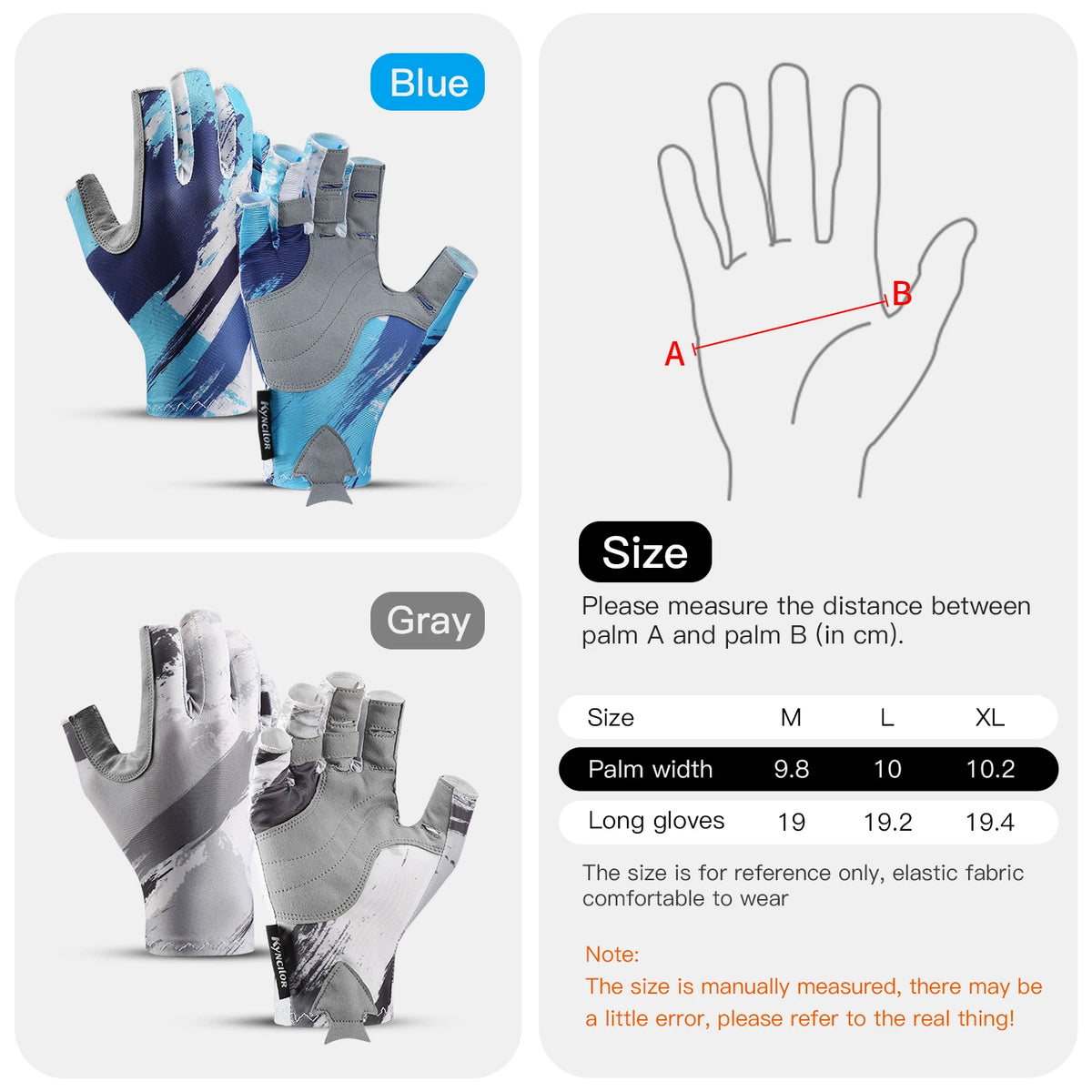 Half Finger Fishing Gloves For Men Women UV Wear Resistant Anti-slip Outdoor Sports Boating Sailing Angling Protective Gloves