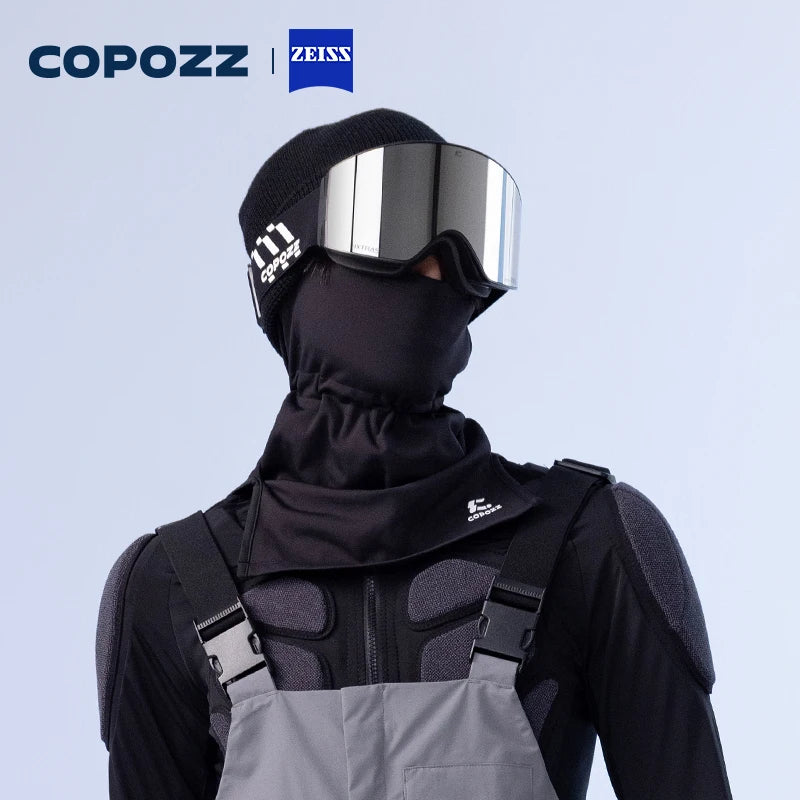 COPOZZ 2026 New ZEISS Lens Professional Ski Goggles Upgraded Magnetic Quick-Change Double Layers Anti-fog UV400 Snow Glasses
