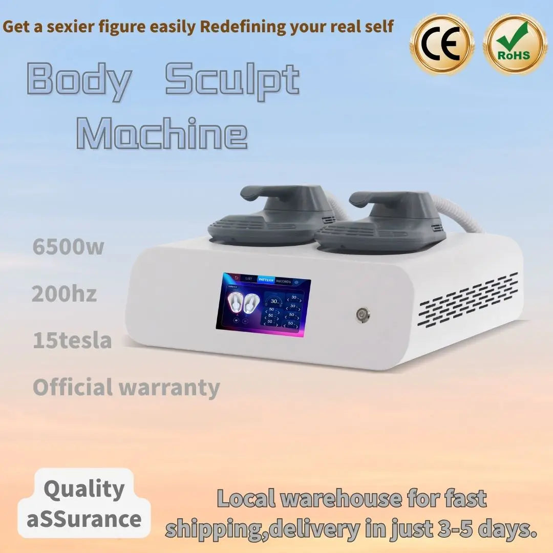 MYOSLIM 6500W Muscle Stimulator for Body Sculpting and Fat Reduction