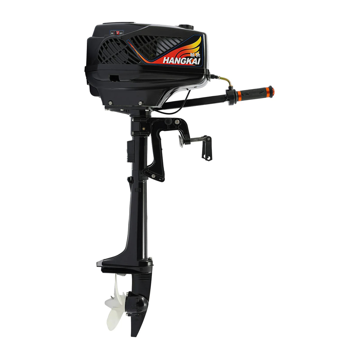 3.6HP Portable Marine Outboard Motor 2‑Stroke 55CC CDI Ignition for Fishing Boat Kayak Inflatable Dinghy Canoe