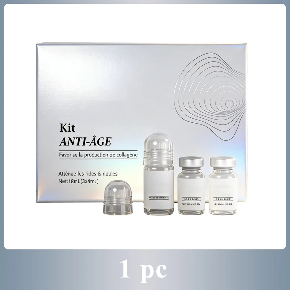 Collagen Essence Kit Anti Aging Face Serum Set Firming Lifting Hydrating Anti Wrinkle Brightening Skincare Gift for Women