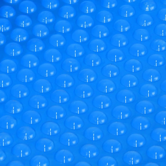 12 Mil Solar Pool Blanket 20x40 ft – Heat-Retaining Cover for Rectangular In-Ground and Above-Ground Pools, Blue Bubble