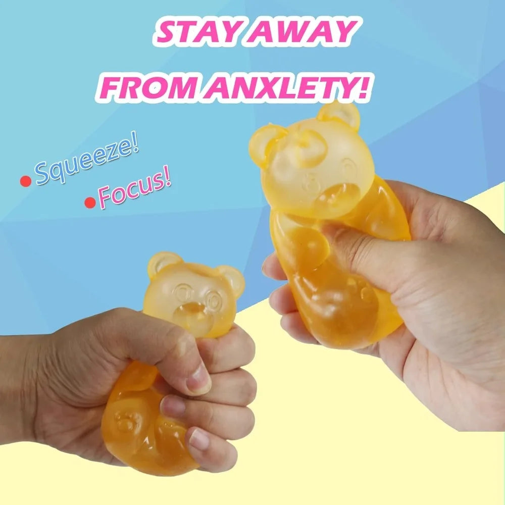 Cute Mini Bear Maltose Squishy – Soft Slow-Rebound Stress Relief Ball, Sensory Fidget Toy for Anxiety & ADHD, Great Gift Idea for Kids & Adults