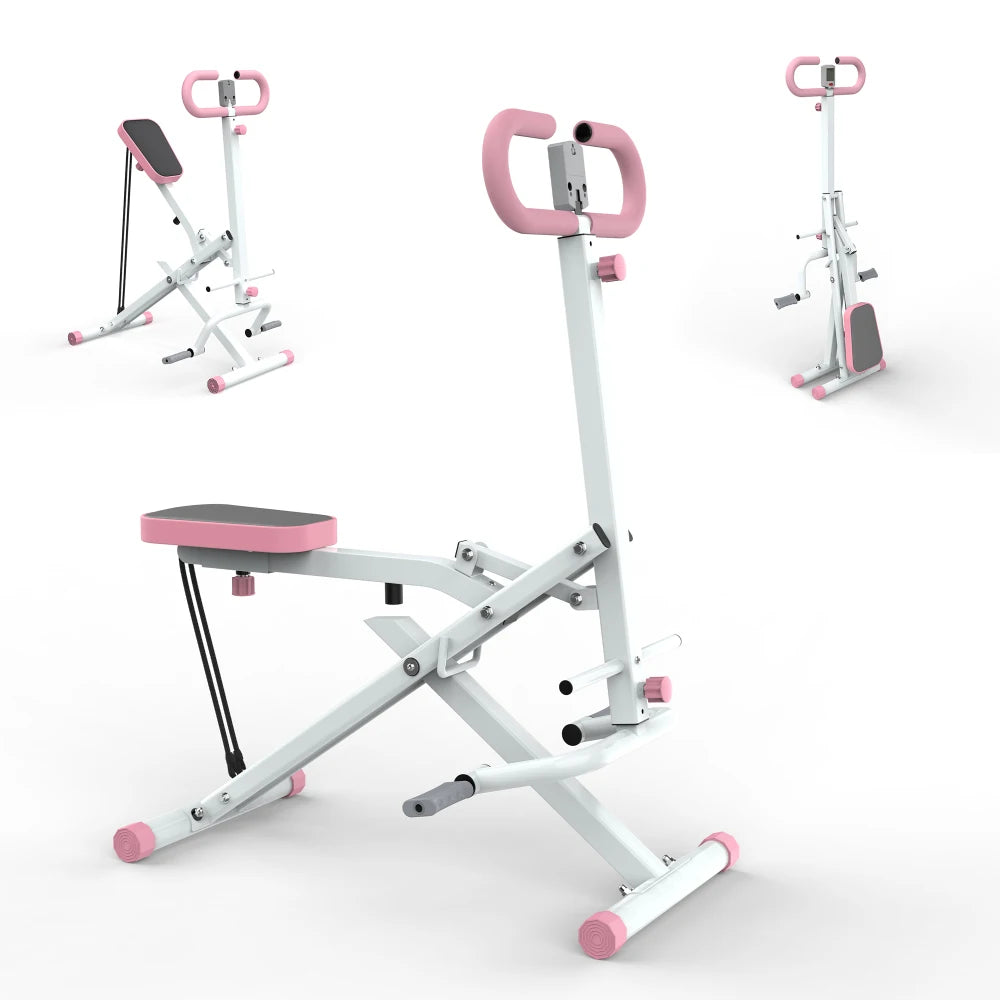 Ye Foldable Squat Machine for Home with Resistance Bands, Assist Trainer for Glutes, Botty, Butt, Thighs, Ab, Back, Leg Press & Hip Thrust in Home Gym Fitness