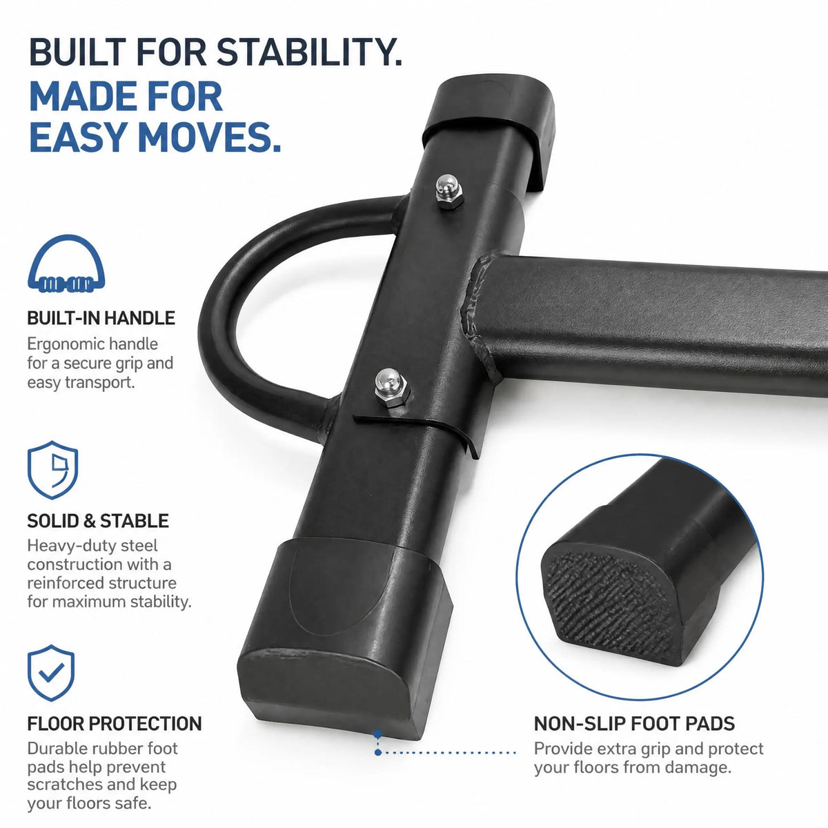 Heavy Duty Folding Strength Training Bench for Home Gyms