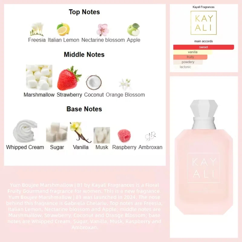 KAYALI Vanilla Candy Rock Sugar 42 81 57 48 Eau De Parfum For Women – Long Lasting Sweet Vanilla Candy Perfume, Bubble Gum, Caramel, Pear, Violet & Gourmand Fragrance Spray, 3.4 Oz / 100ml