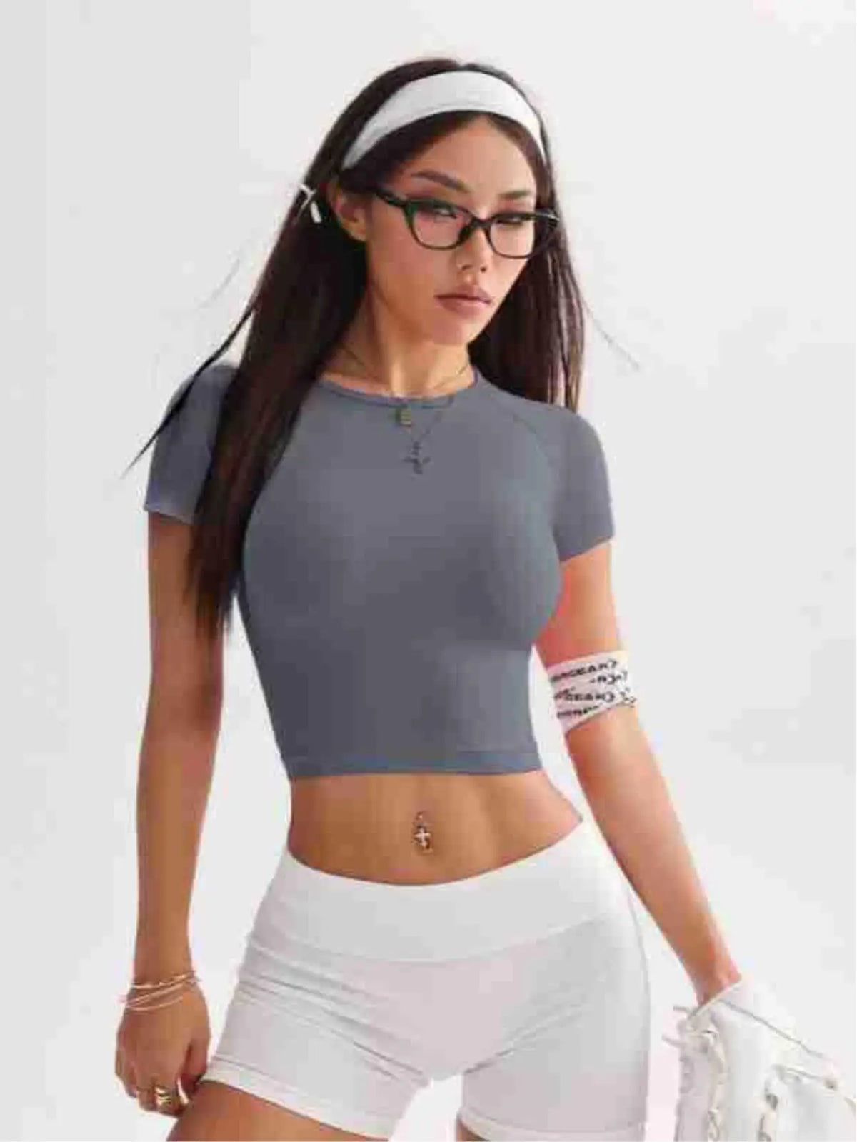 Women's Breathable Quick Drying Short Sleeve Yoga Fitness Top