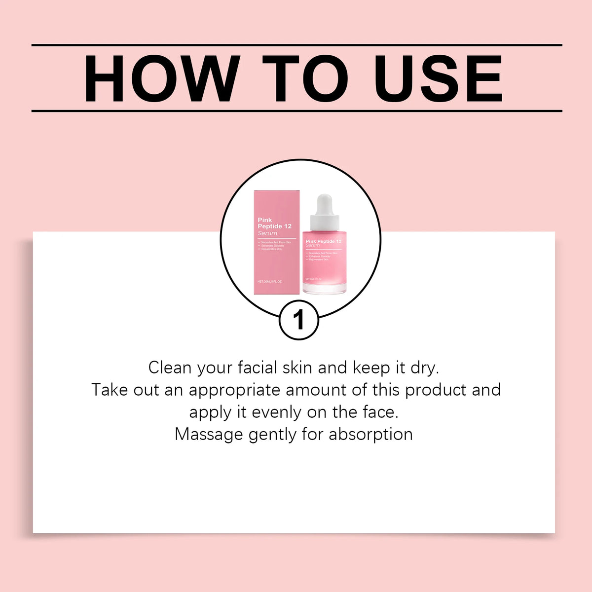 Peptide 12 Facial Serum With Niacinamide For Hydrated Firm-Looking Skin