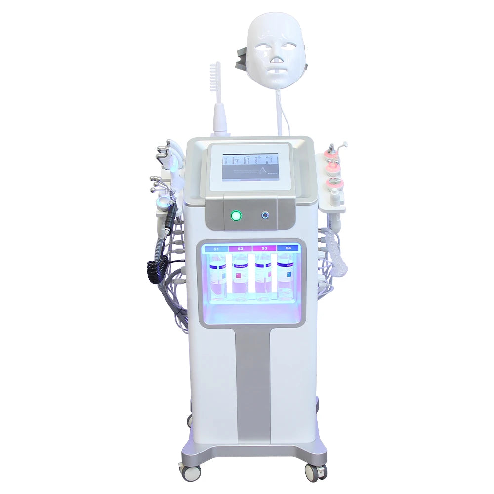 12 In 1 Aqua Peeling Lift Skin Bubble Oxygen Machine Skin Care Cleansing Facial Equipment