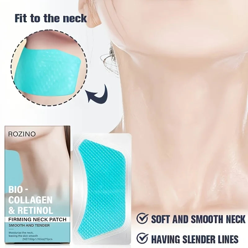 Collagen And Retinol Neck Mask Patches For Firming And Hydration