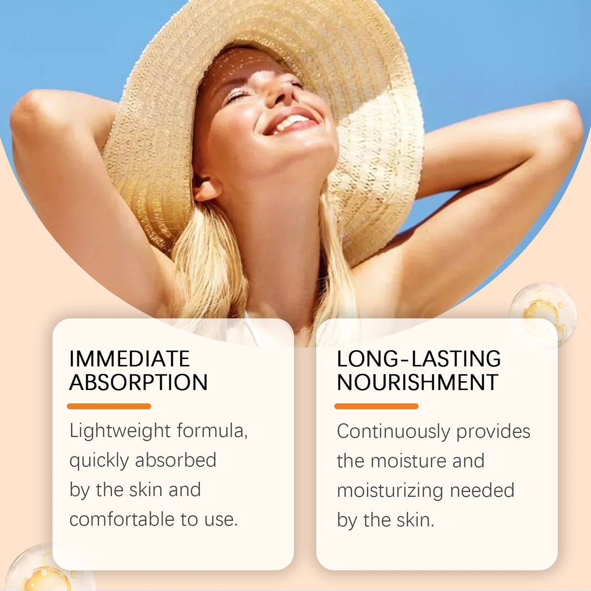 EELHOE Vitamin E Sunscreen Spray for Face and Body Protection