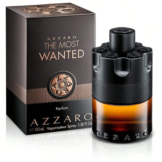 Azzaro The Most Wanted Parfum - Spicy Woody Cologne for Men Fragrance with Ginger, Woody Notes & Bourbon Vanilla - Long Lasting - Enhancing Mens Scent Perfect for Fall and Winter