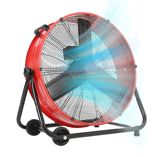 Acekool Industrial Drum Fan High Speed Air Circulator With Casters
