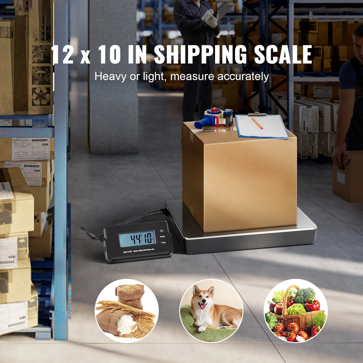 SucceBuy Digital Shipping Scale With Tare Function And LCD Screen