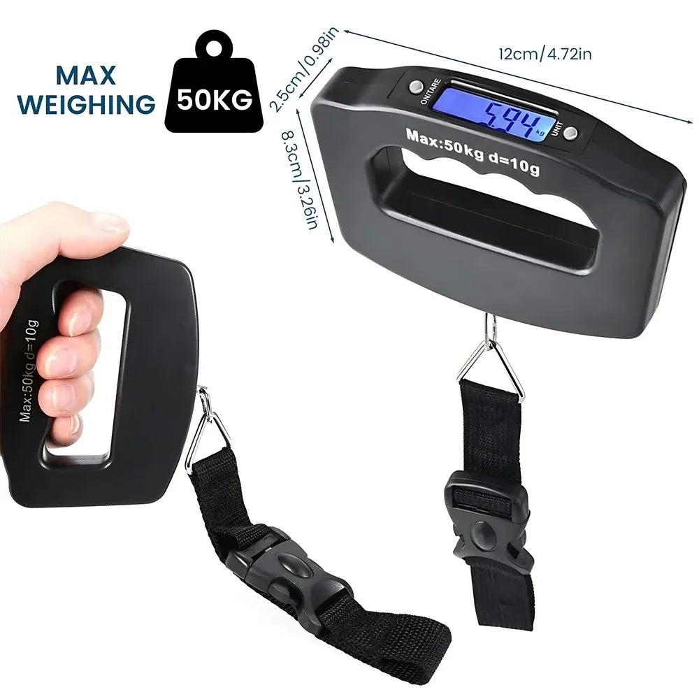 Digital Portable Luggage Scale With Backlit Display For Travel
