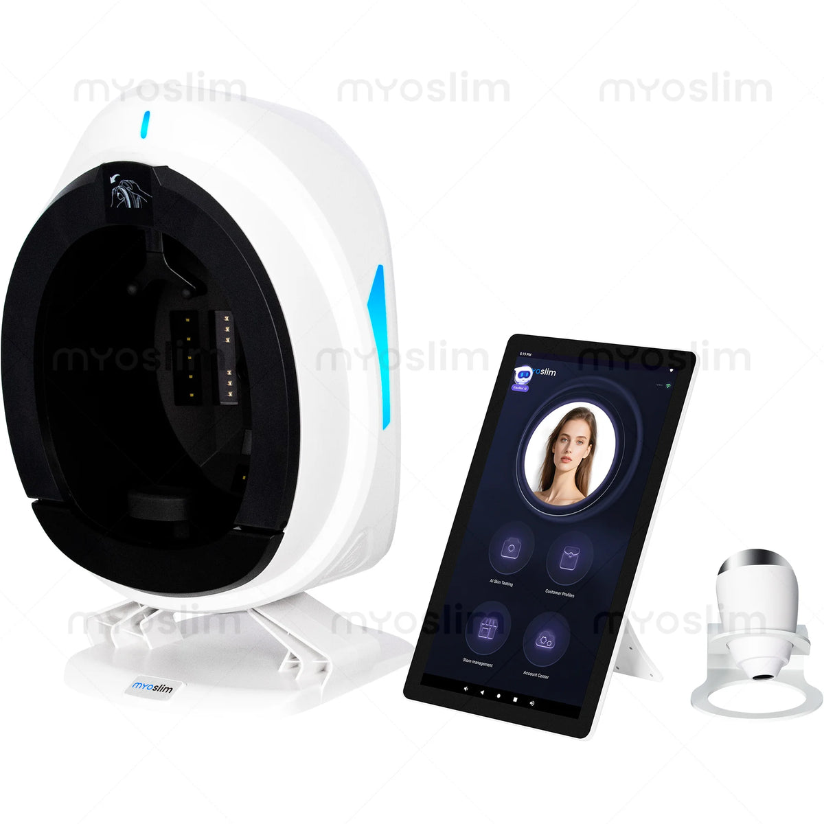 MYOSLIM AI Facial and Scalp Skin Analysis Scanner Machine