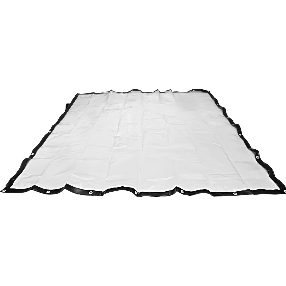 Clear PVC Tarpaulin, 0.5mm 8x10ft Waterproof Transparent Tarp with Metal Grommets, Low Temp Resistant Windproof Cover for Balcony Outdoor Awning