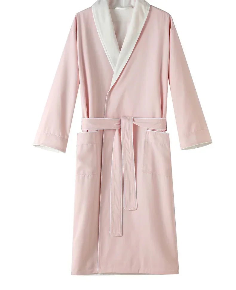 Five-star hotel bathrobe double-layer composite thickened hot spring yukata homestay pajama hotel bathrobe manufacturer logo