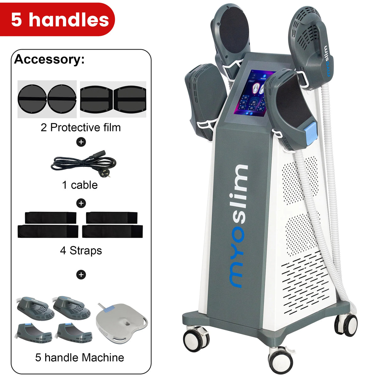 Vertical MYOslim 6500W NEO Slimming Machine EMS+EMT/RF Nova Body Sculpting EMS Pelvic Muscle Stimulator Beauty Salon Equipmet