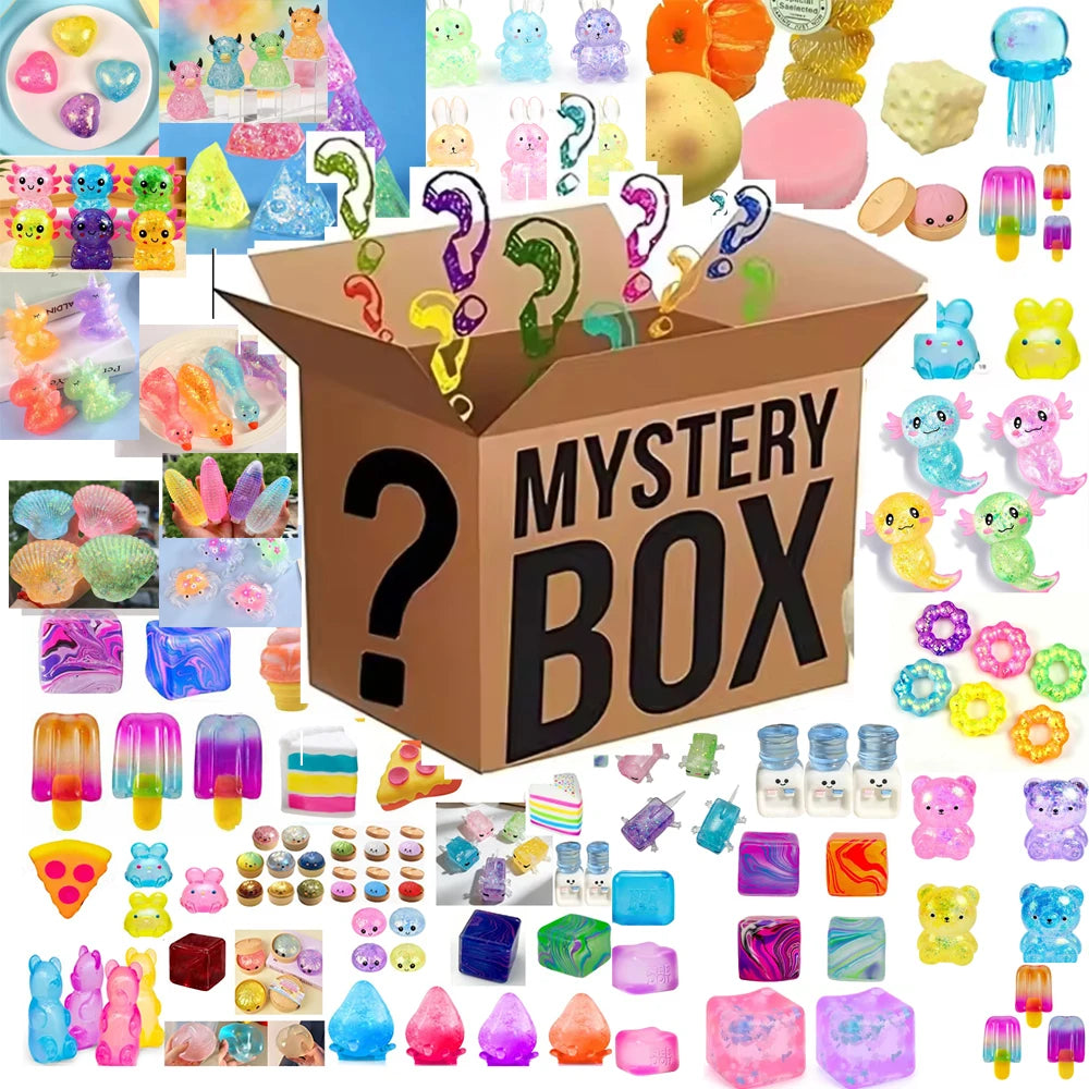 Realistic Mini Food Squeeze Toy, Mystery Mochi Squishies Blind Box, Soft Antistress Foot Shaped Fidget, Anxiety Relief Gifts