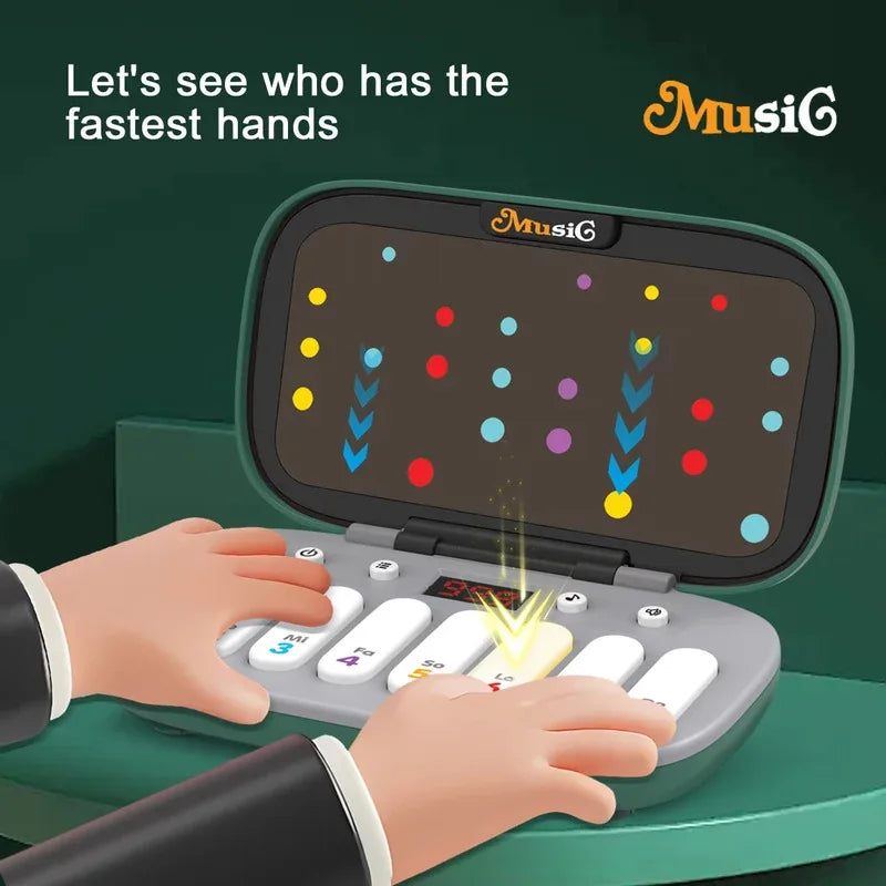 Electronic Music Luminous Rhythm Puzzle Game With Sensory Push Buttons